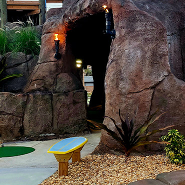 mini golf cave